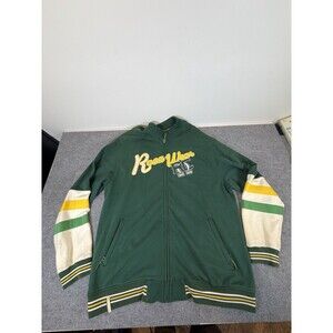 VINTAGE Rocawear Men's Green Track Full Zip Streetwear Y2K Jacket Size 3XL